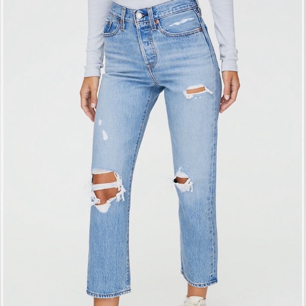 NWT Levi’s Premium Wedgie High Rise Denim Jeans Authentically Yours
